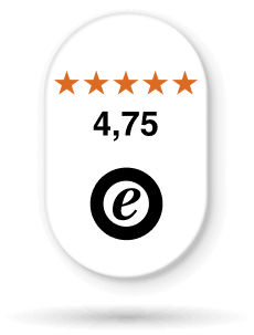 Trustbadge avec avis clients sur mobile