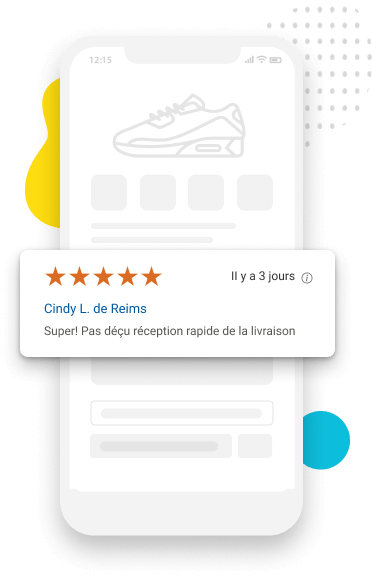 example avis client Trusted Shops sur l'expérience avec un site internet