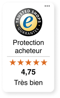 Trustbadge avec Marque de confiance et avis clients